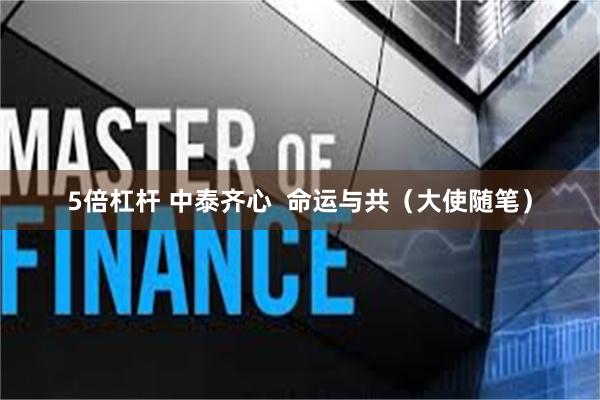 5倍杠杆 中泰齐心  命运与共（大使随笔）